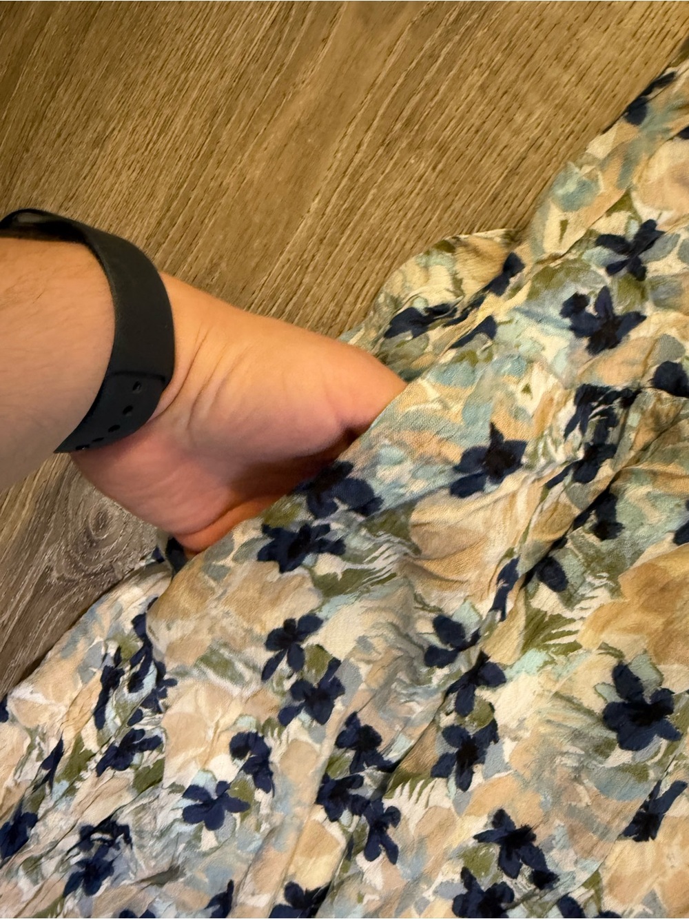 Free people BLUE MULBERRY KEYHOLE MAXI DRESS (altered) - Picture 9 of 11